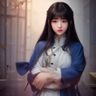 安全测试工程师的职业形象照,站在服务器机房前,神情专业冷静
